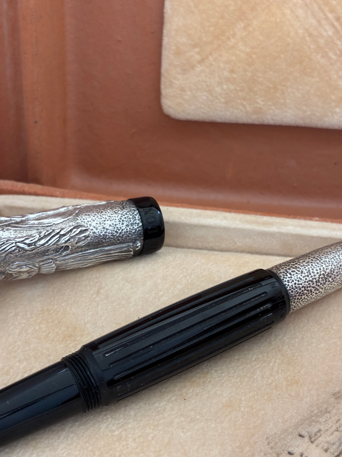 Stipula II Dono Ebonite Limited Edition Fountain Pen with Sterling silver