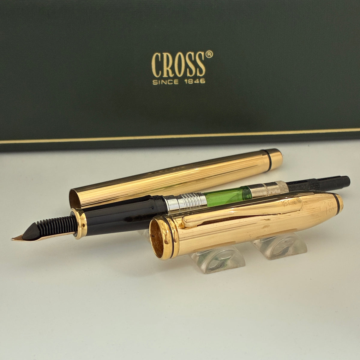 Cross Townsend 18kt Gold-Filled Fountain Pen - Made in USA