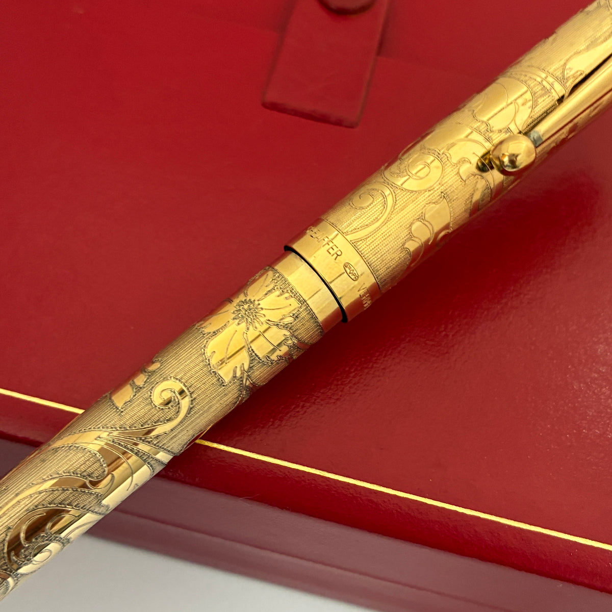 Sheaffer Nostalgia Fountain Pen - Vermeil Etched