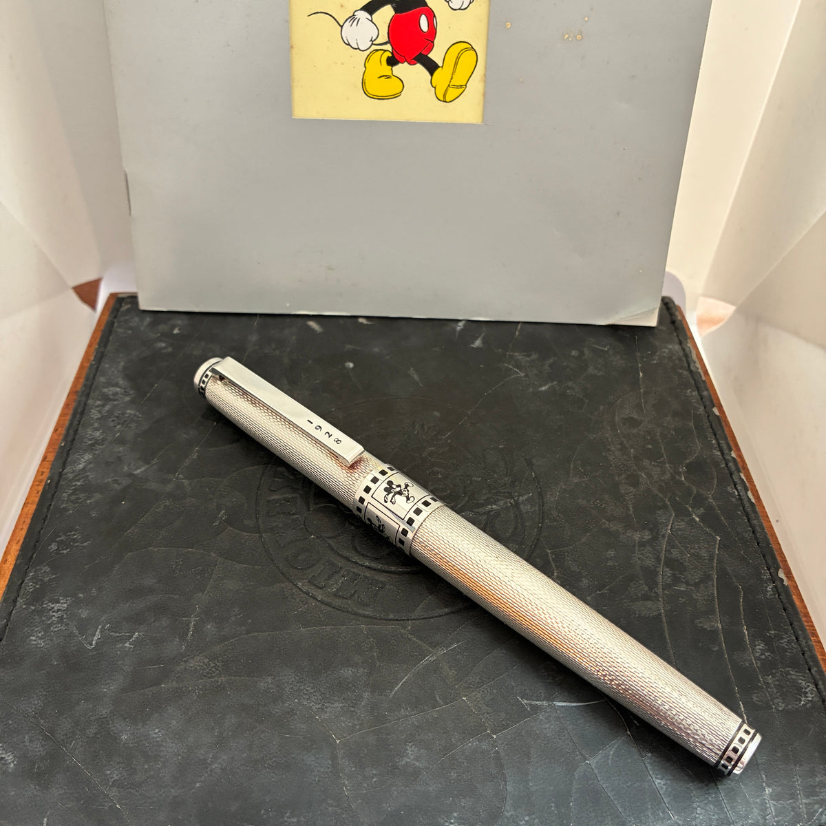 1996 Colibri Mickey Mouse Limited Edition Sterling Silver Fountain Pen