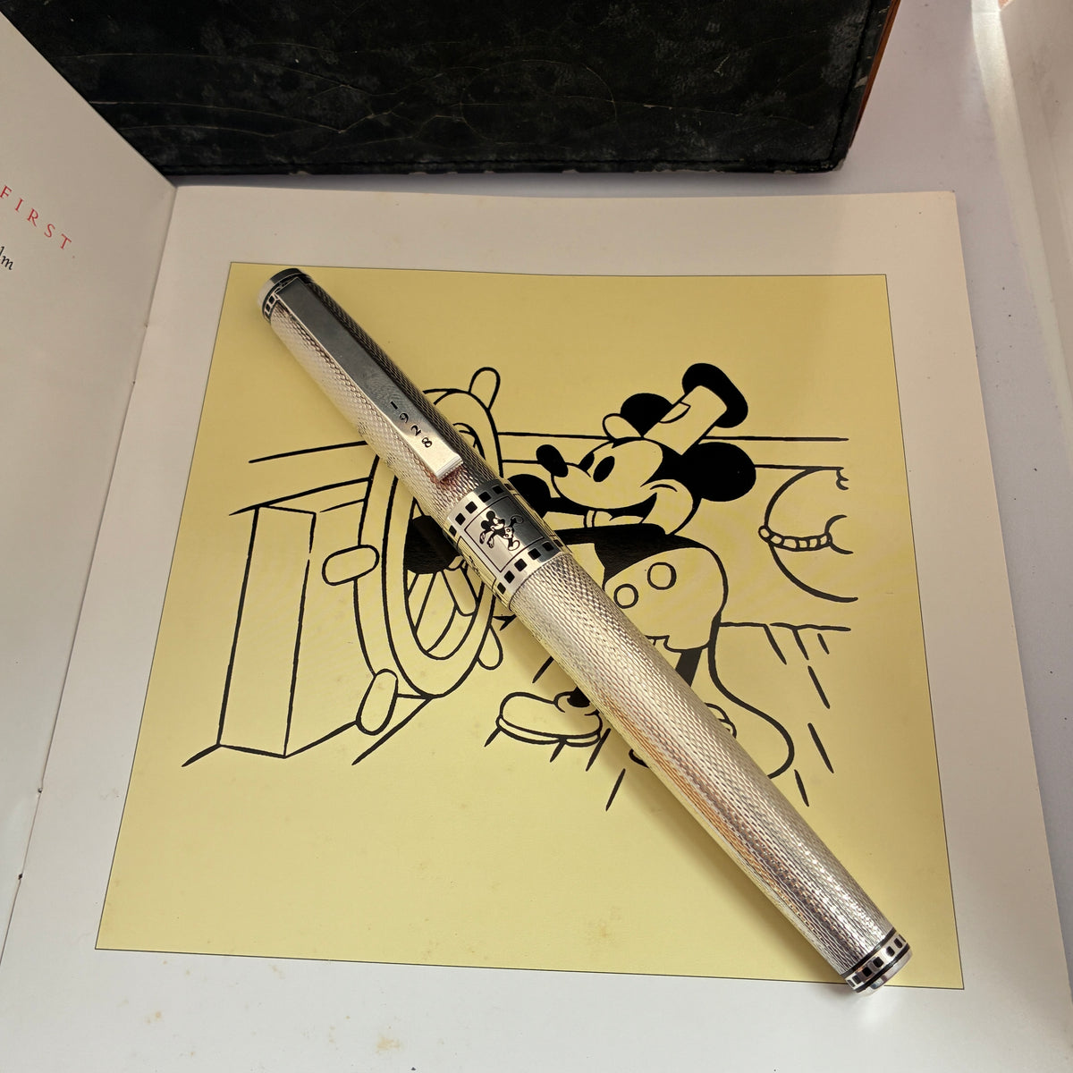 1996 Colibri Mickey Mouse Limited Edition Sterling Silver Fountain Pen