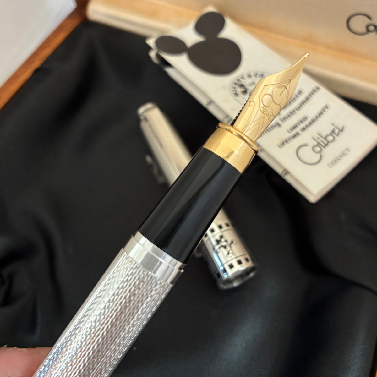 1996 Colibri Mickey Mouse Limited Edition Sterling Silver Fountain Pen