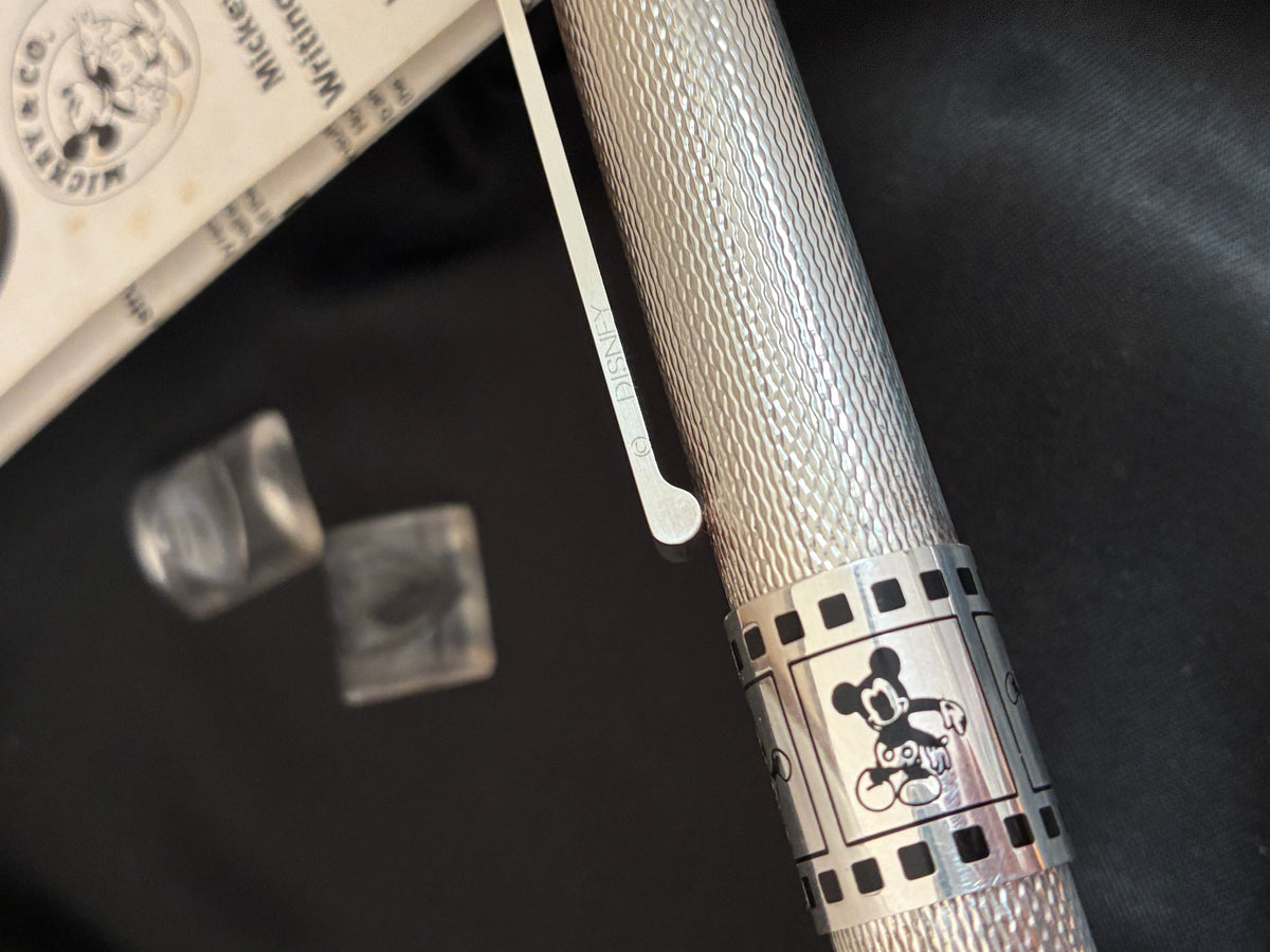 1996 Colibri Mickey Mouse Limited Edition Sterling Silver Fountain Pen