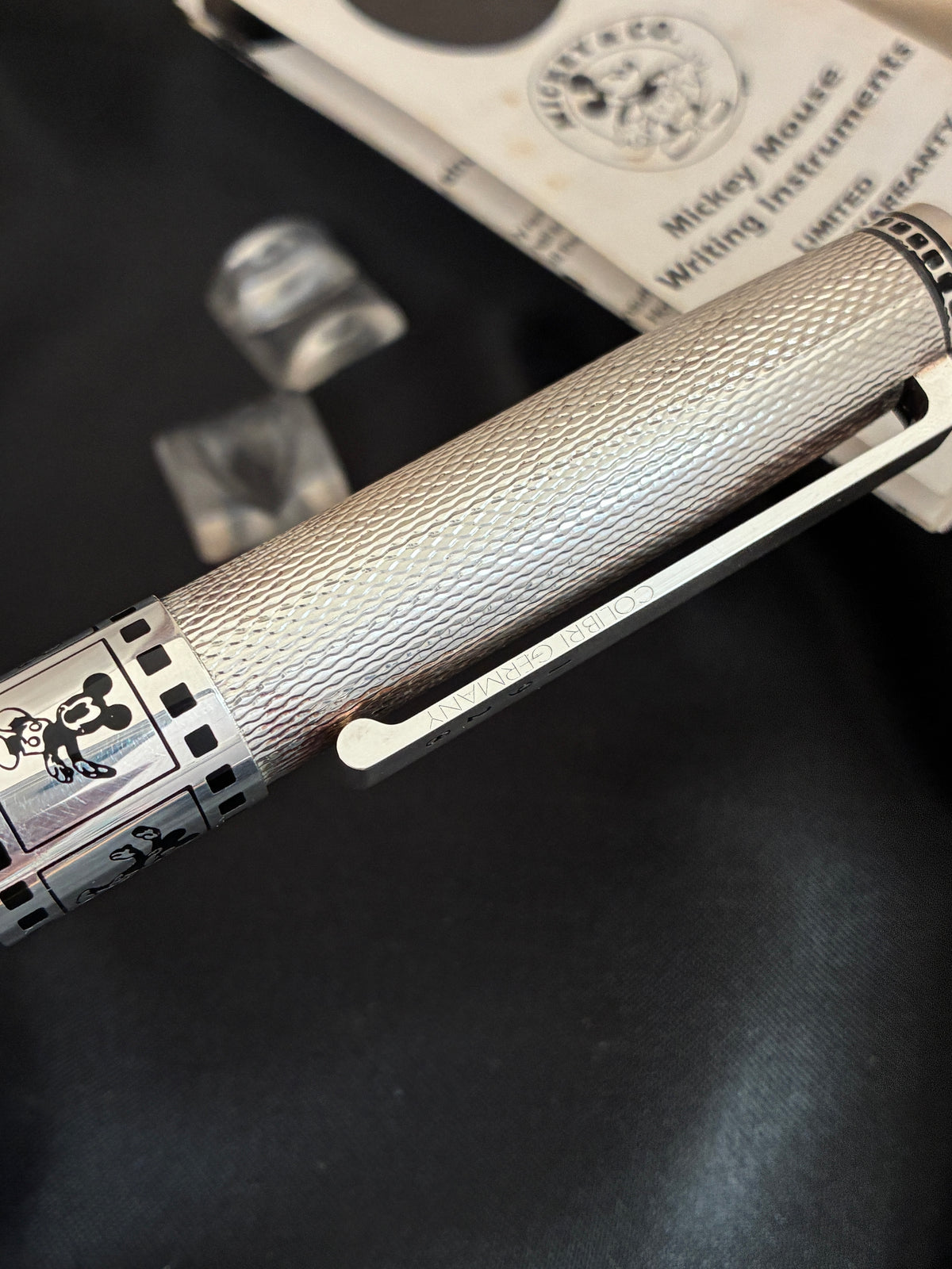 1996 Colibri Mickey Mouse Limited Edition Sterling Silver Fountain Pen
