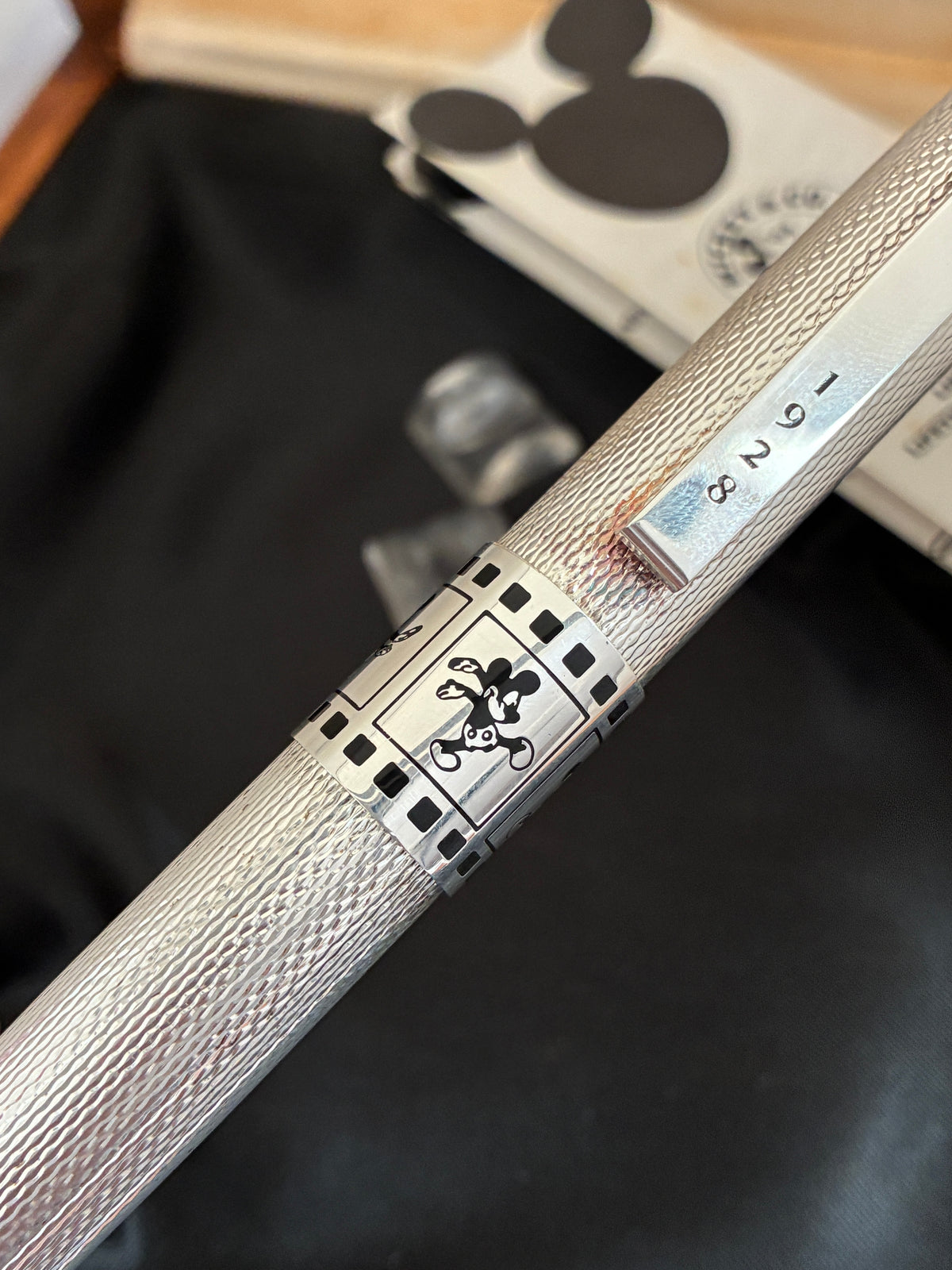 1996 Colibri Mickey Mouse Limited Edition Sterling Silver Fountain Pen