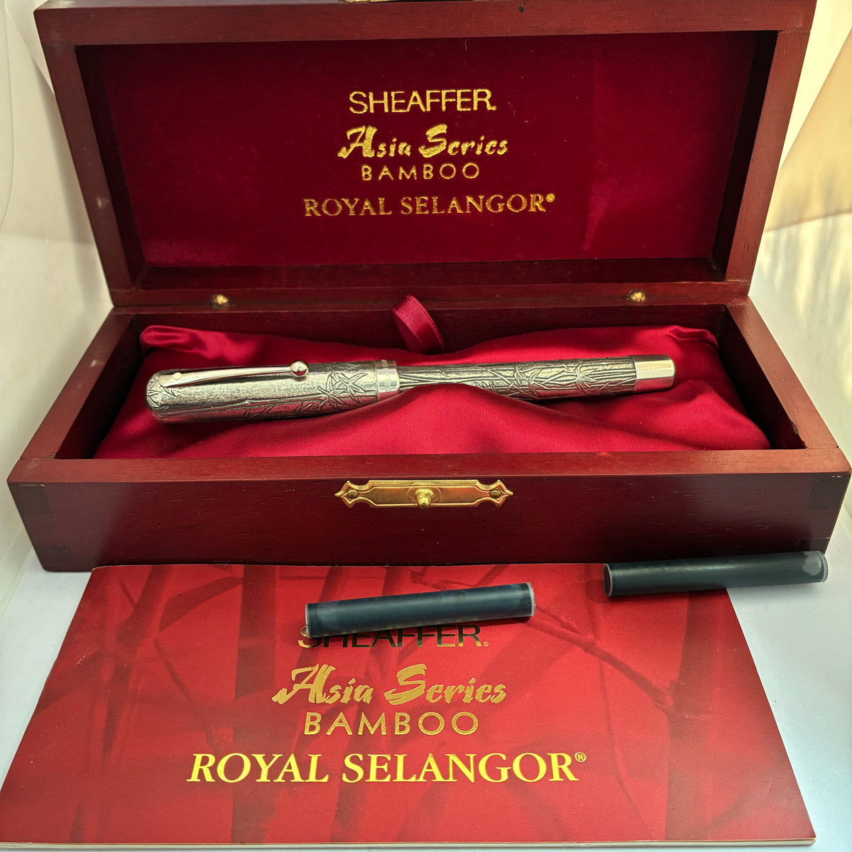 Sheaffer Royal Selangor Pewter "Bamboo" Fountain Pen