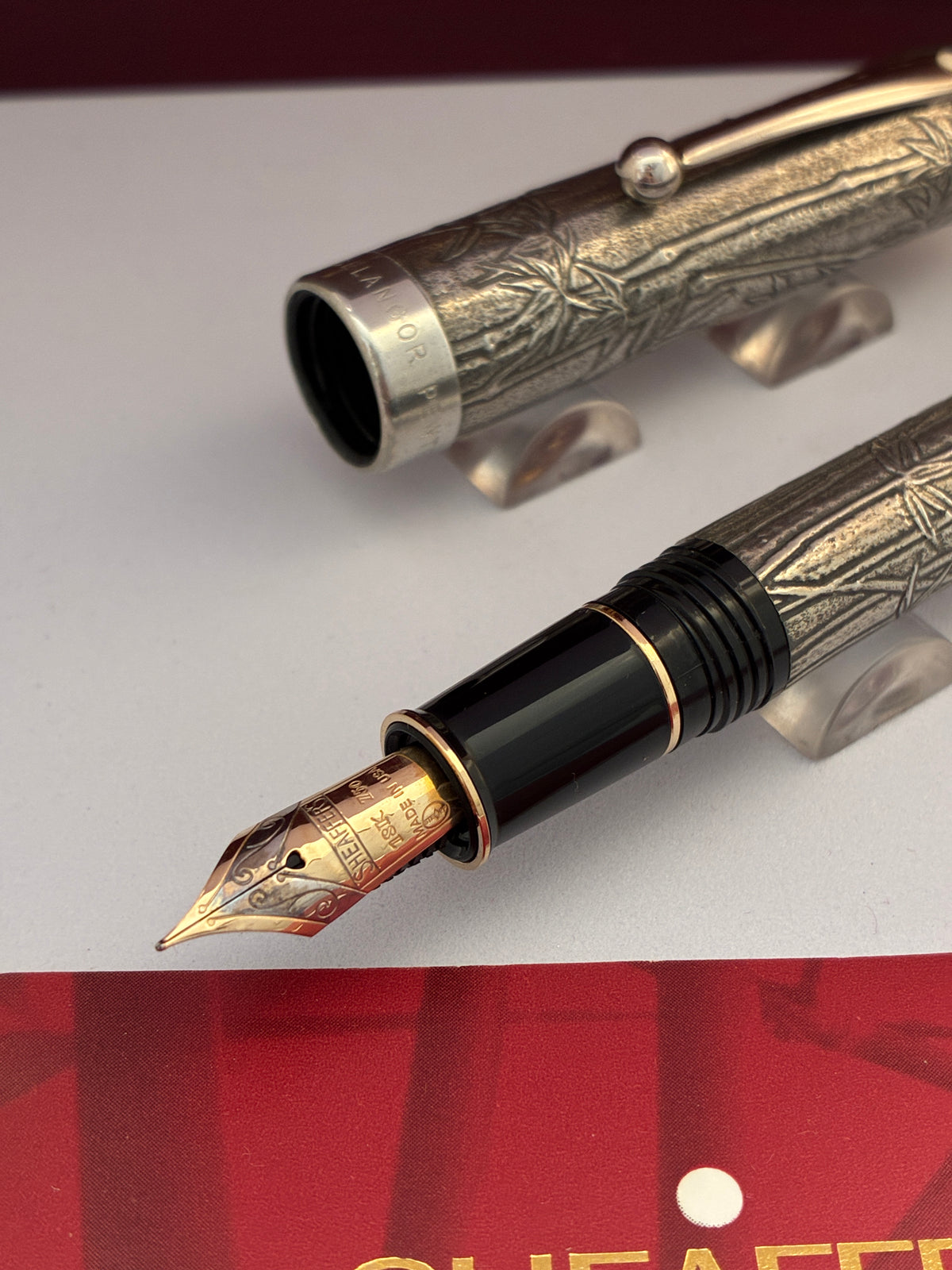 Sheaffer Royal Selangor Pewter "Bamboo" Fountain Pen