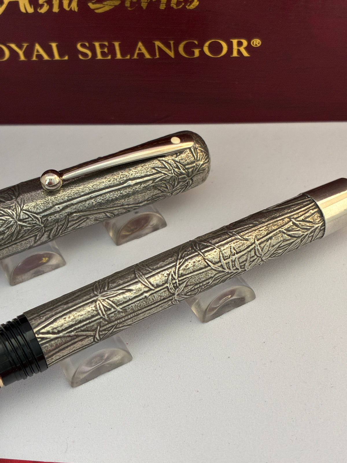 Sheaffer Royal Selangor Pewter "Bamboo" Fountain Pen