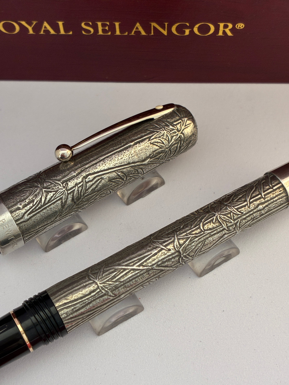 Sheaffer Royal Selangor Pewter "Bamboo" Fountain Pen