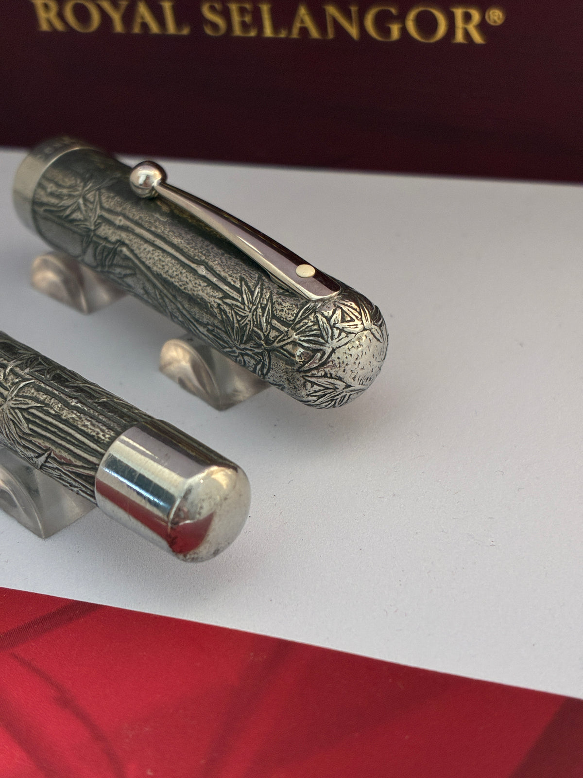 Sheaffer Royal Selangor Pewter "Bamboo" Fountain Pen