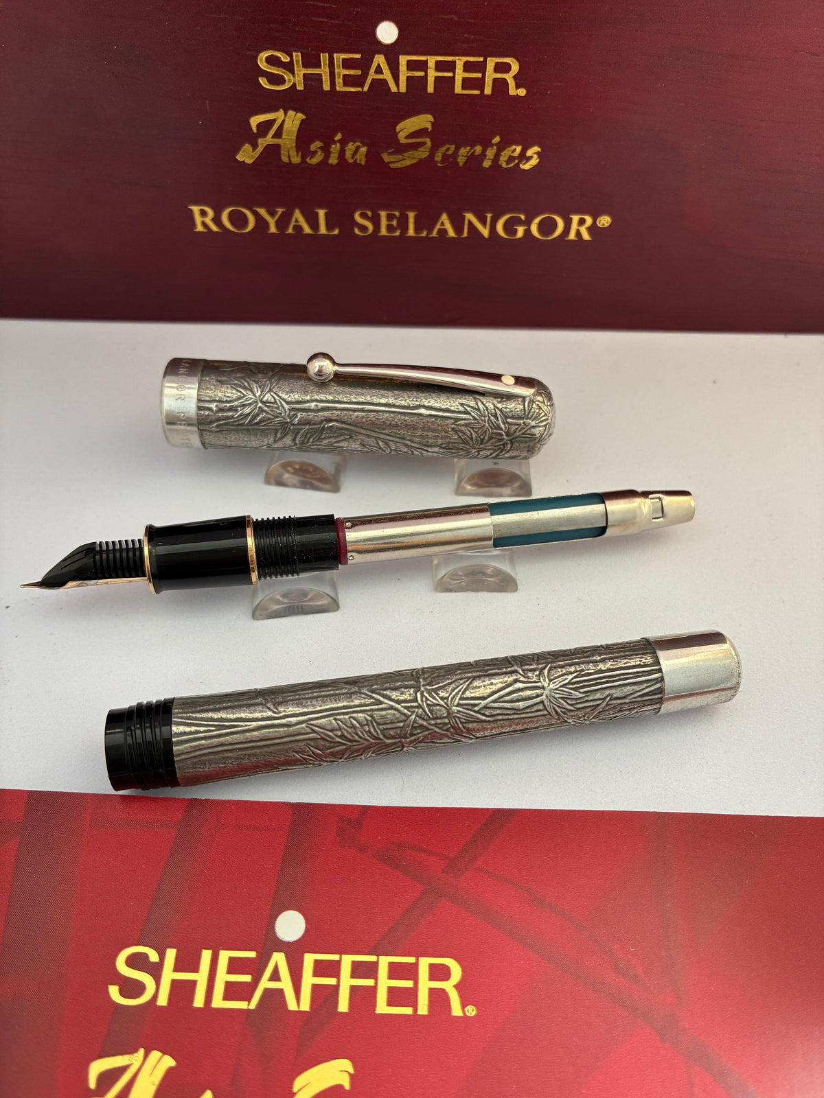 Sheaffer Royal Selangor Pewter "Bamboo" Fountain Pen