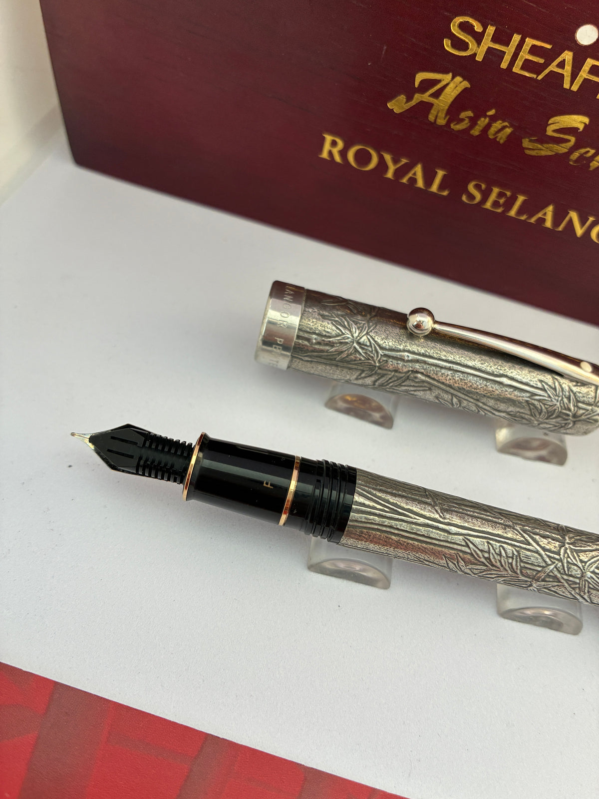 Sheaffer Royal Selangor Pewter "Bamboo" Fountain Pen