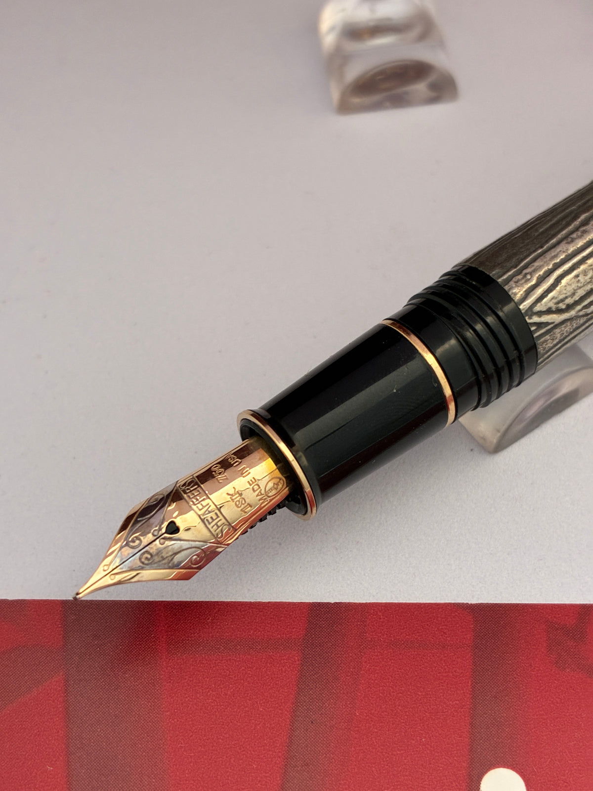 Sheaffer Royal Selangor Pewter "Bamboo" Fountain Pen