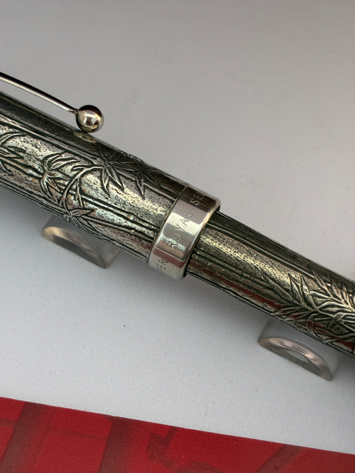 Sheaffer Royal Selangor Pewter "Bamboo" Fountain Pen