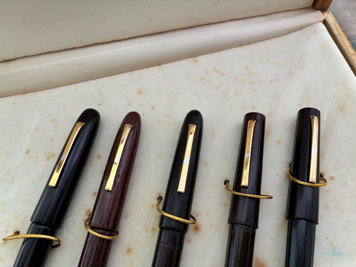 Omas 90s Legni Pregiati Limited Edition Fountain Pens SET