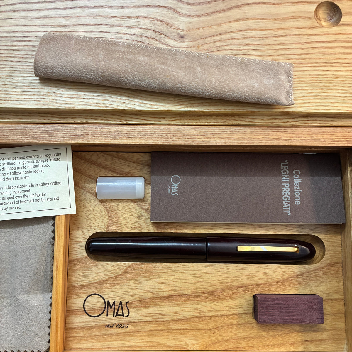 Omas 90s Legni Pregiati Limited Edition Fountain Pens SET