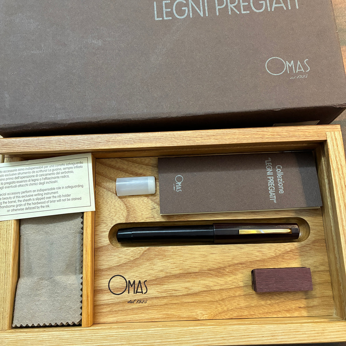 Omas 90s Legni Pregiati Limited Edition Fountain Pens SET