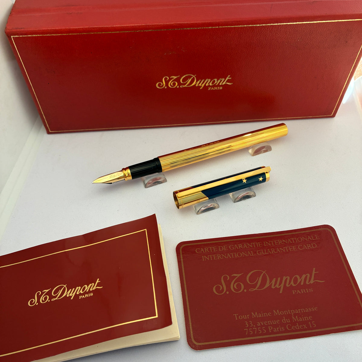 S.T. Dupont Europa Limited Edition Fountain Pen - C.1993