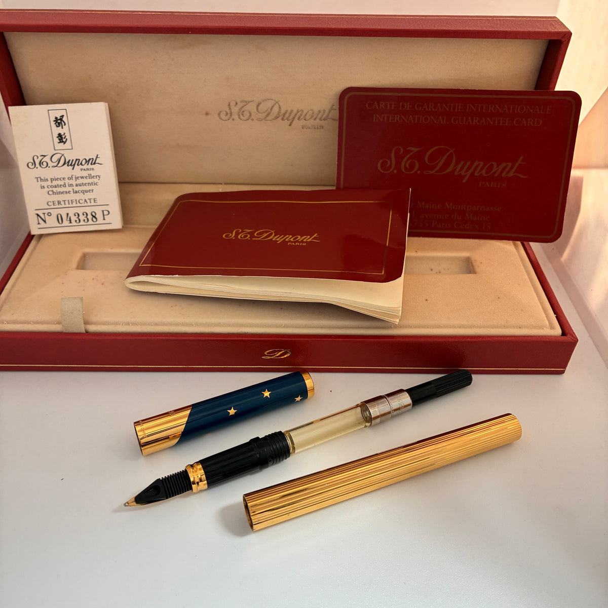 S.T. Dupont Europa Limited Edition Fountain Pen - C.1993