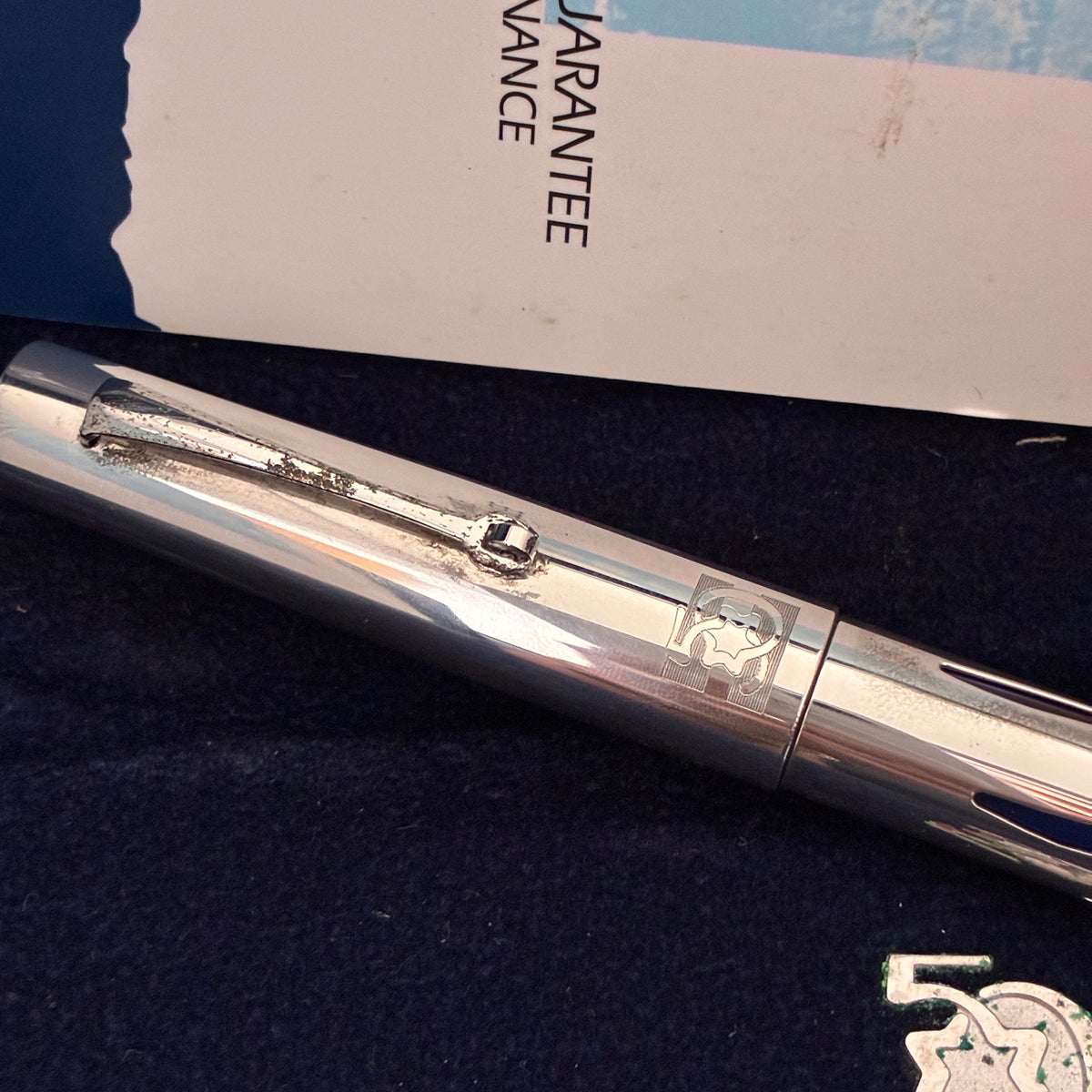 Omas Israel Jubilee 50 Sterling Silver Rollerball Pen