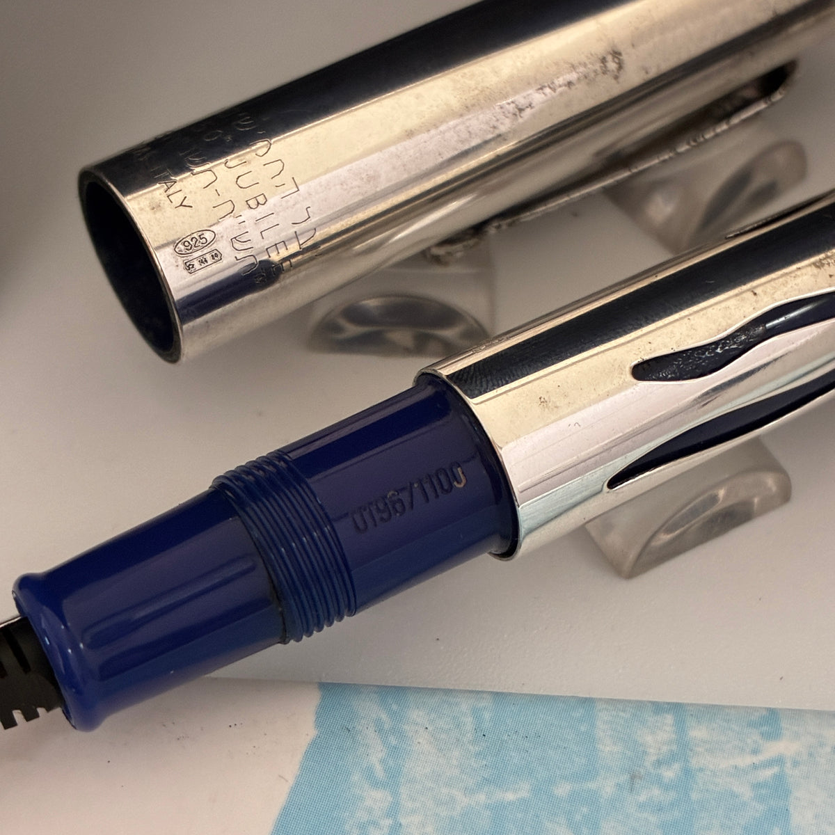 Omas Israel Jubilee 50 Sterling Silver Fountain Pen