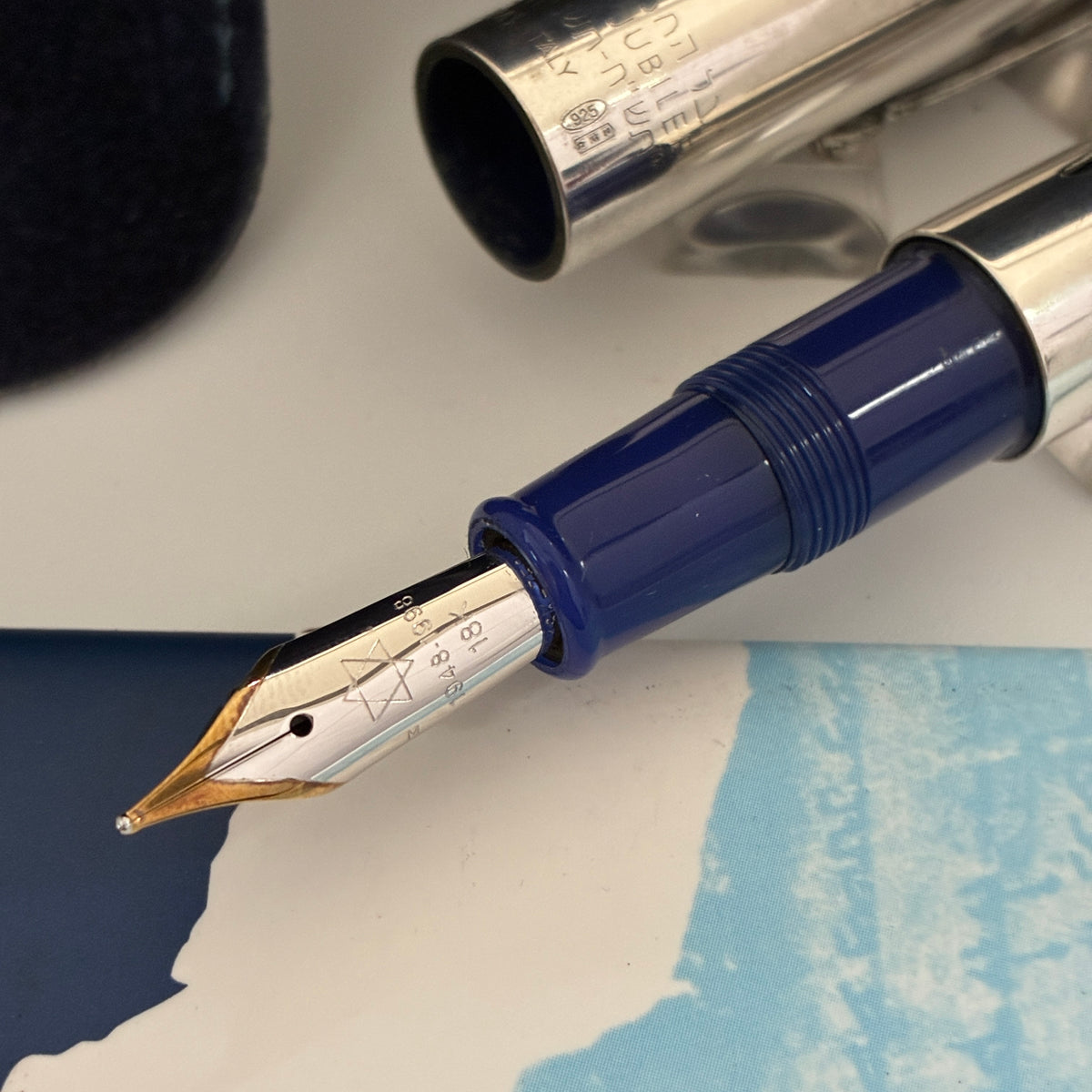 Omas Israel Jubilee 50 Sterling Silver Fountain Pen
