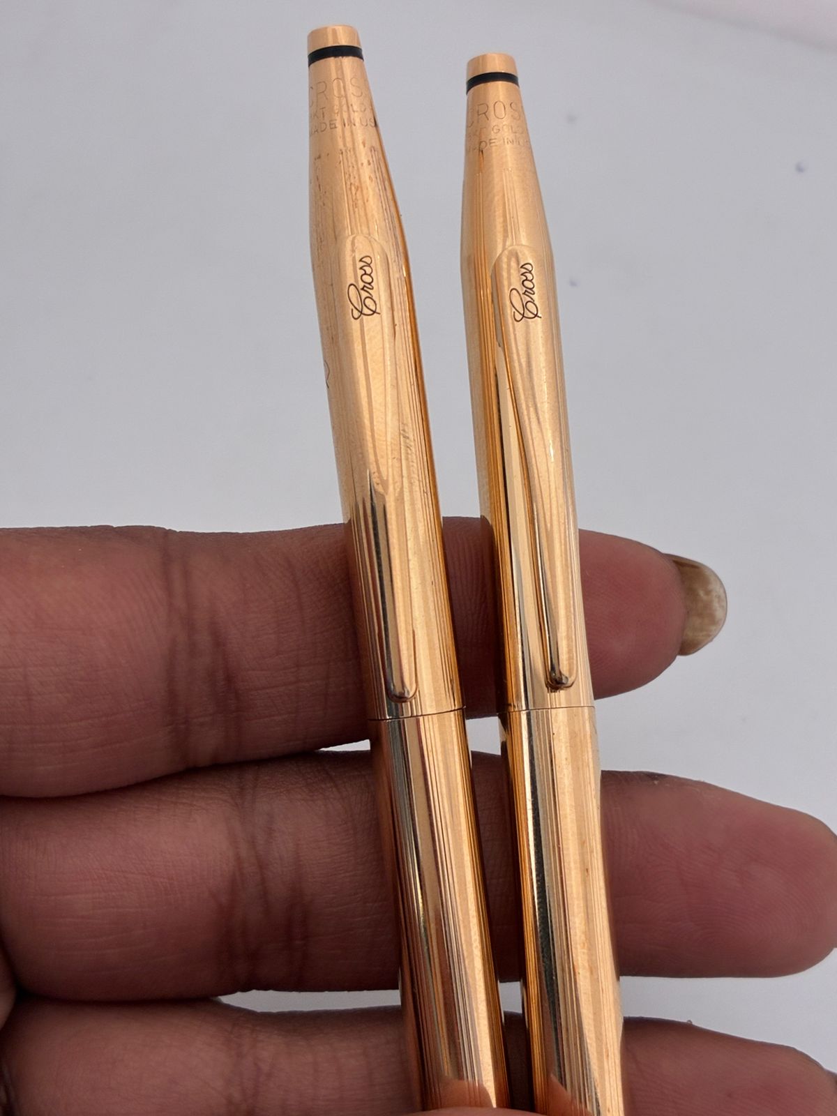 Cross Century 18kt Gold Filled Ballpen & Mechanical pencil Set - USA