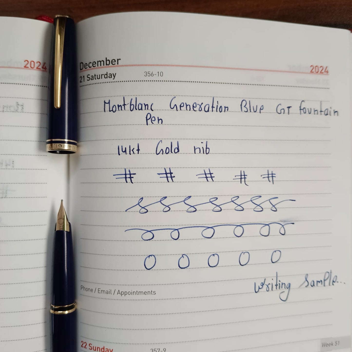 Montblanc Generation Black GT Fountain Pen