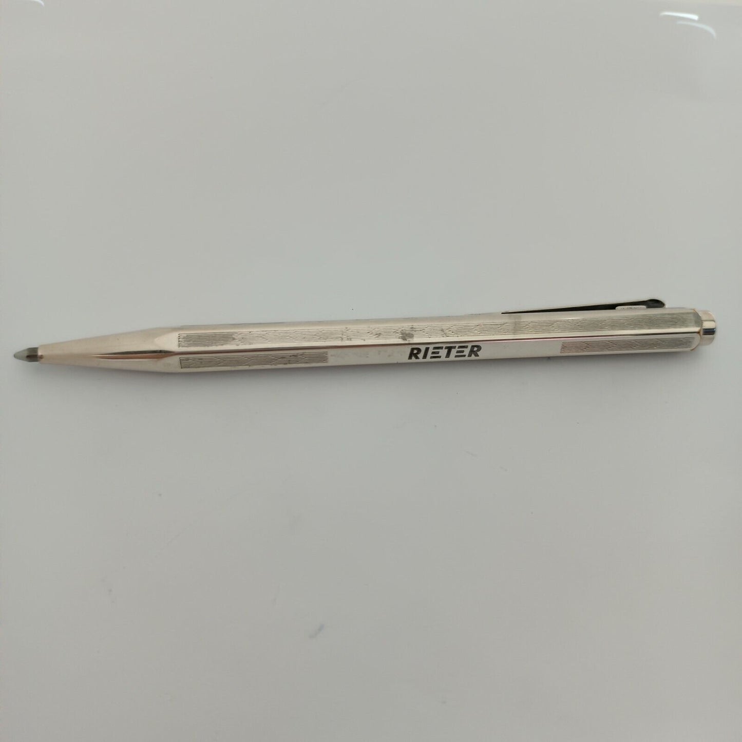 Silver Pen Caran d'Ache Rieter Silver Plated Ballpoint Pen