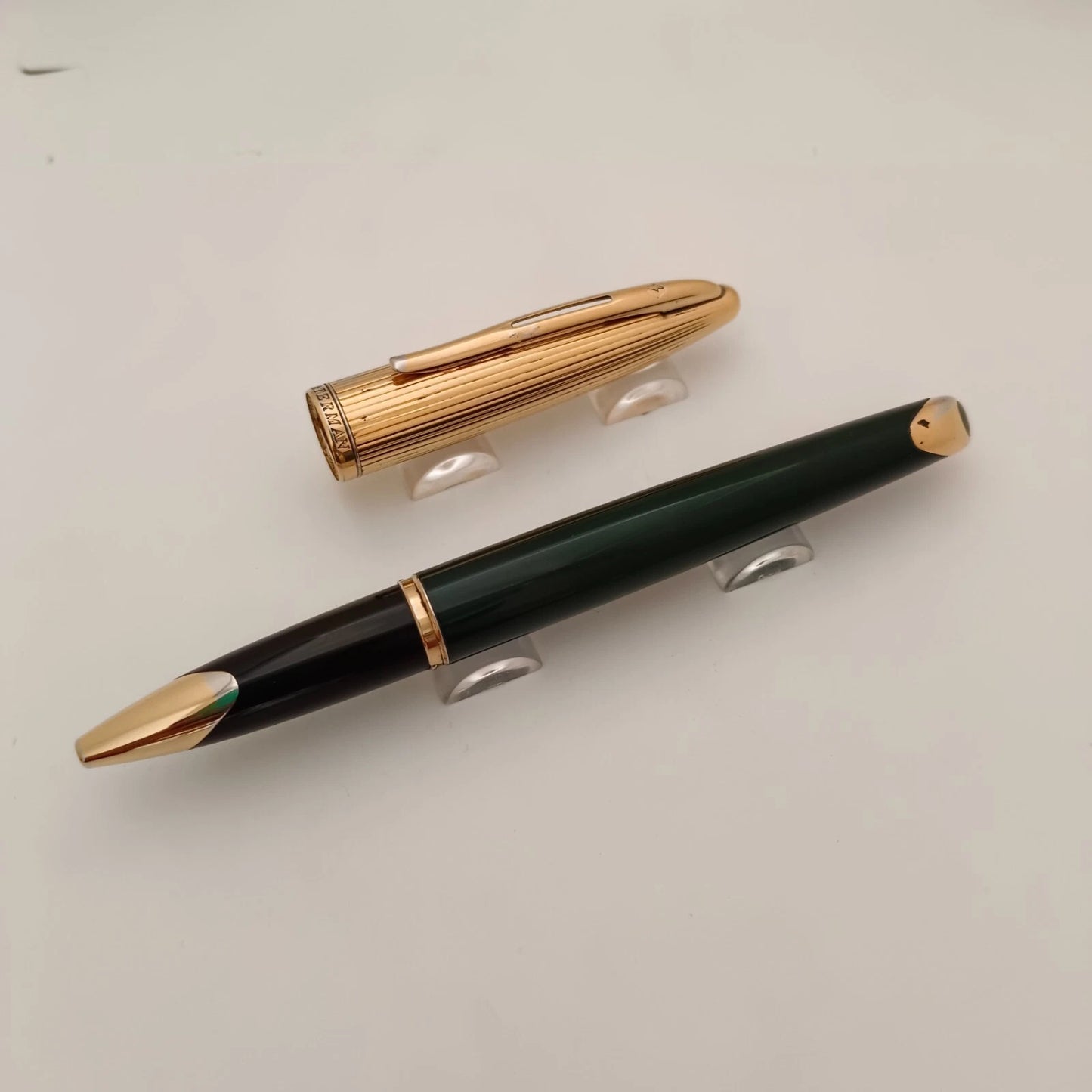 Waterman Carene Deluxe Green Rollerball Pen