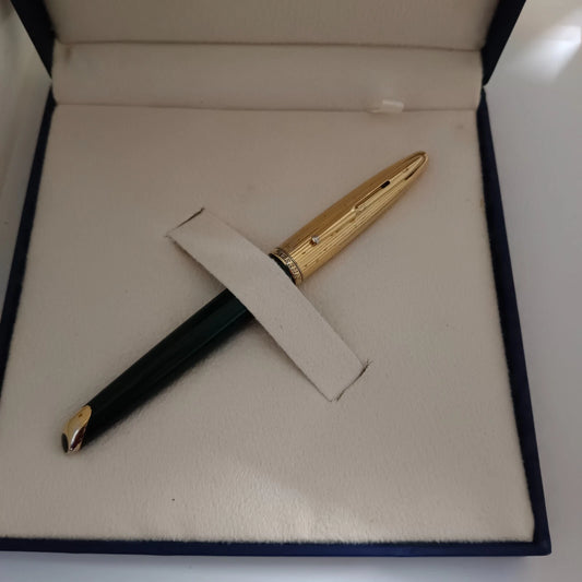 Waterman Carene Deluxe Green Rollerball Pen