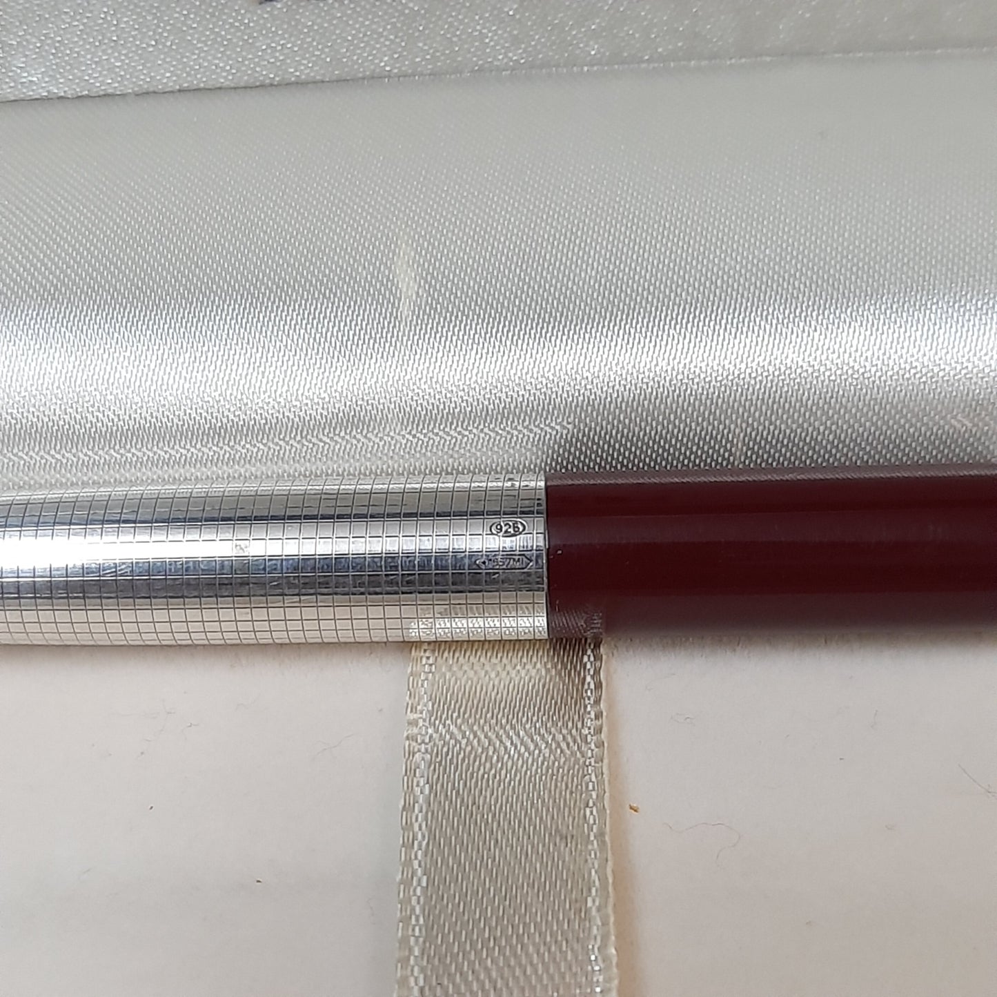 Franklin-Christoph 925 Sterling Silver Model 07 Dara Maroon Ball Pen