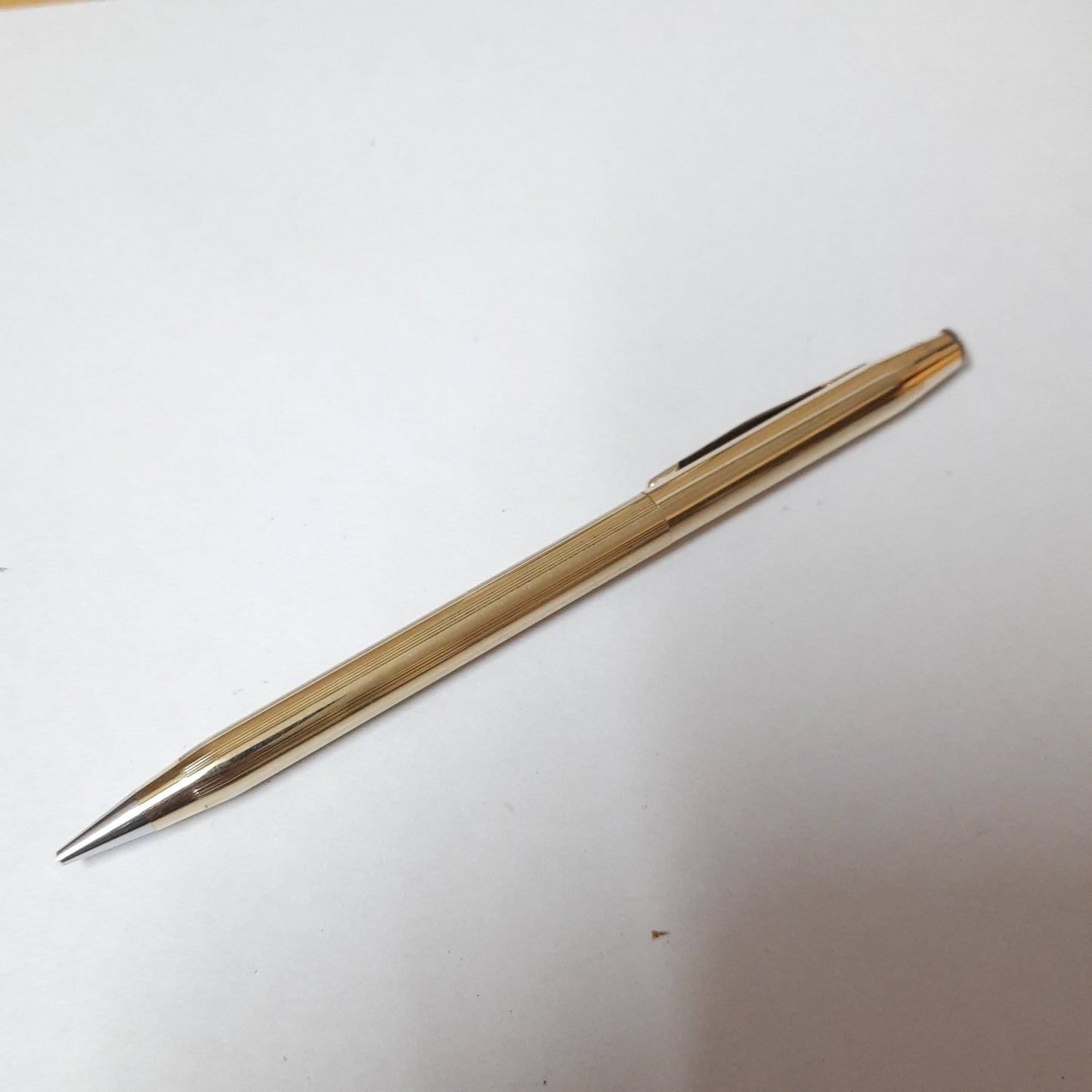Cross 1/20 12kt Rolled Gold Mechanical Pencil Made In Ireland