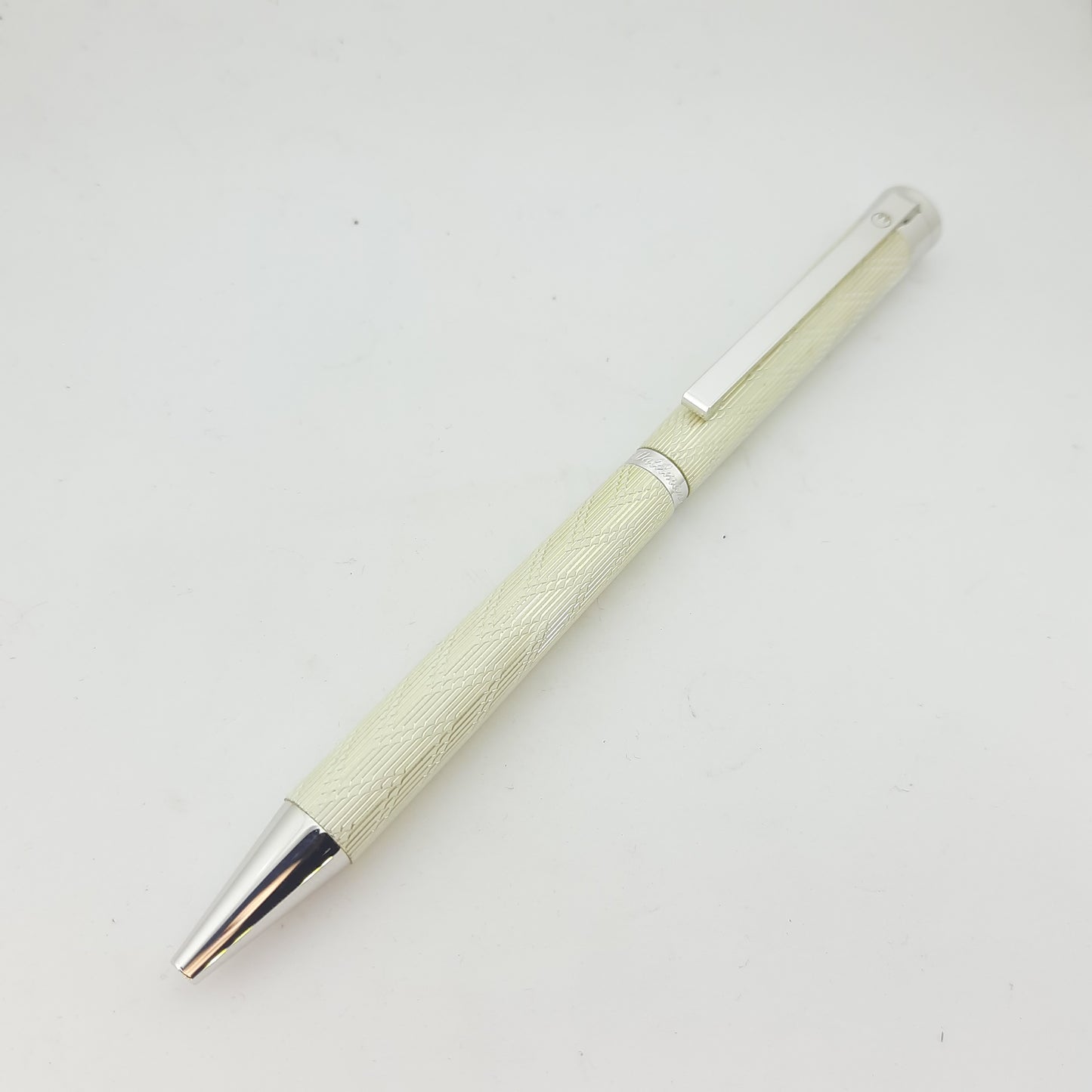 Waldmann Xetra Noble White Ball Pen Sterling Silver Twist Mechanism