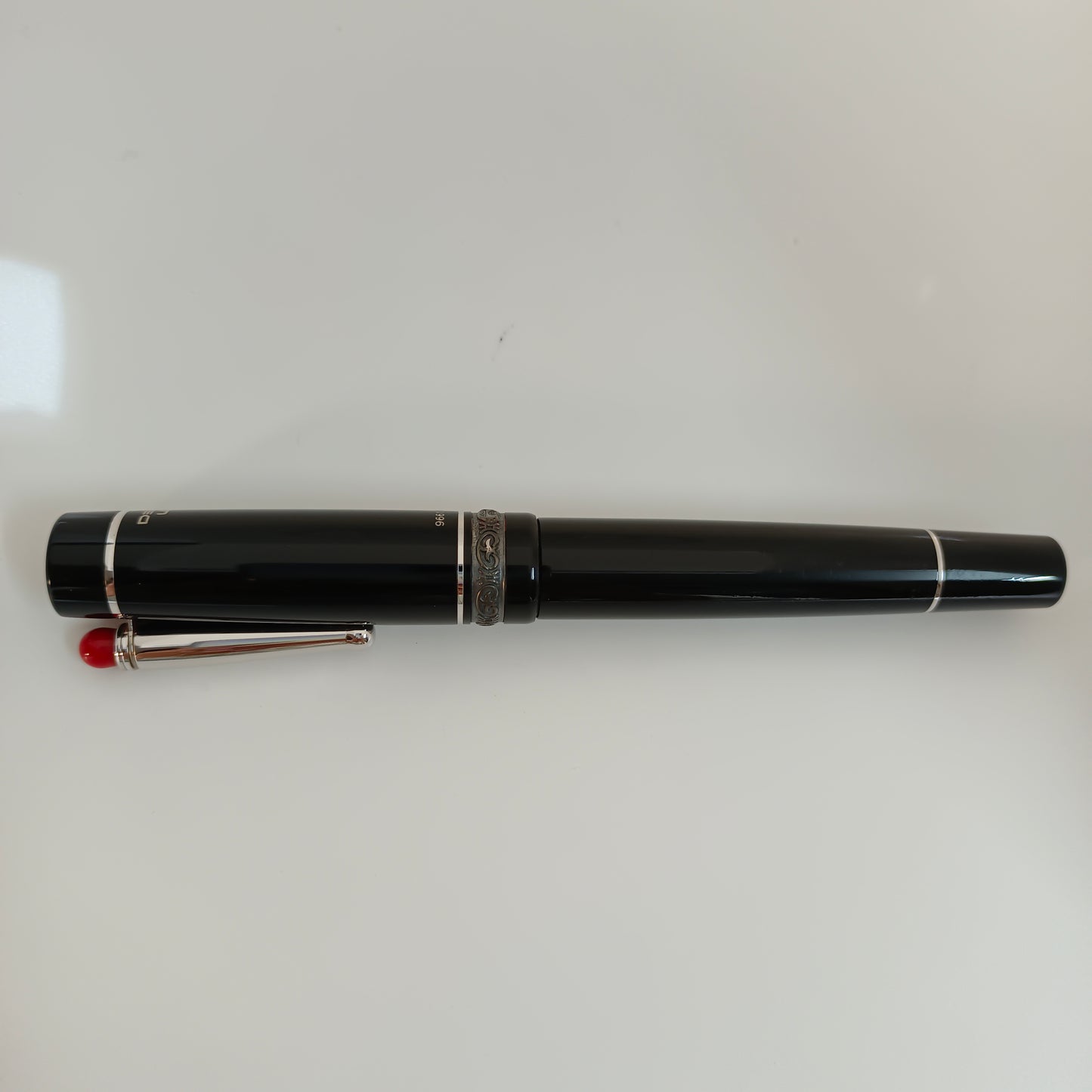 Delta Dolcevita Smorifa Black Roller Pen Sterling Silver Appointments