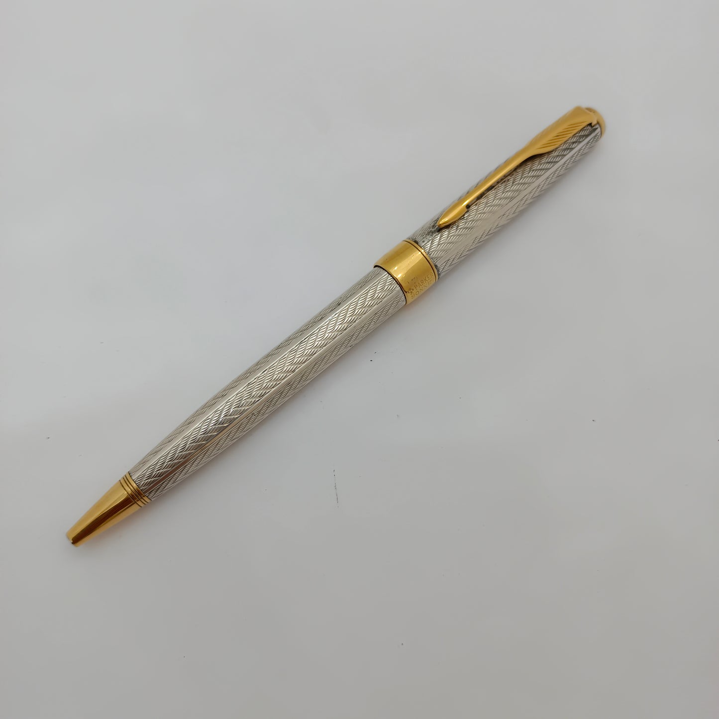 Parker Sonnet Cascade Fougere Gold Trim Ball Pen Made In France
