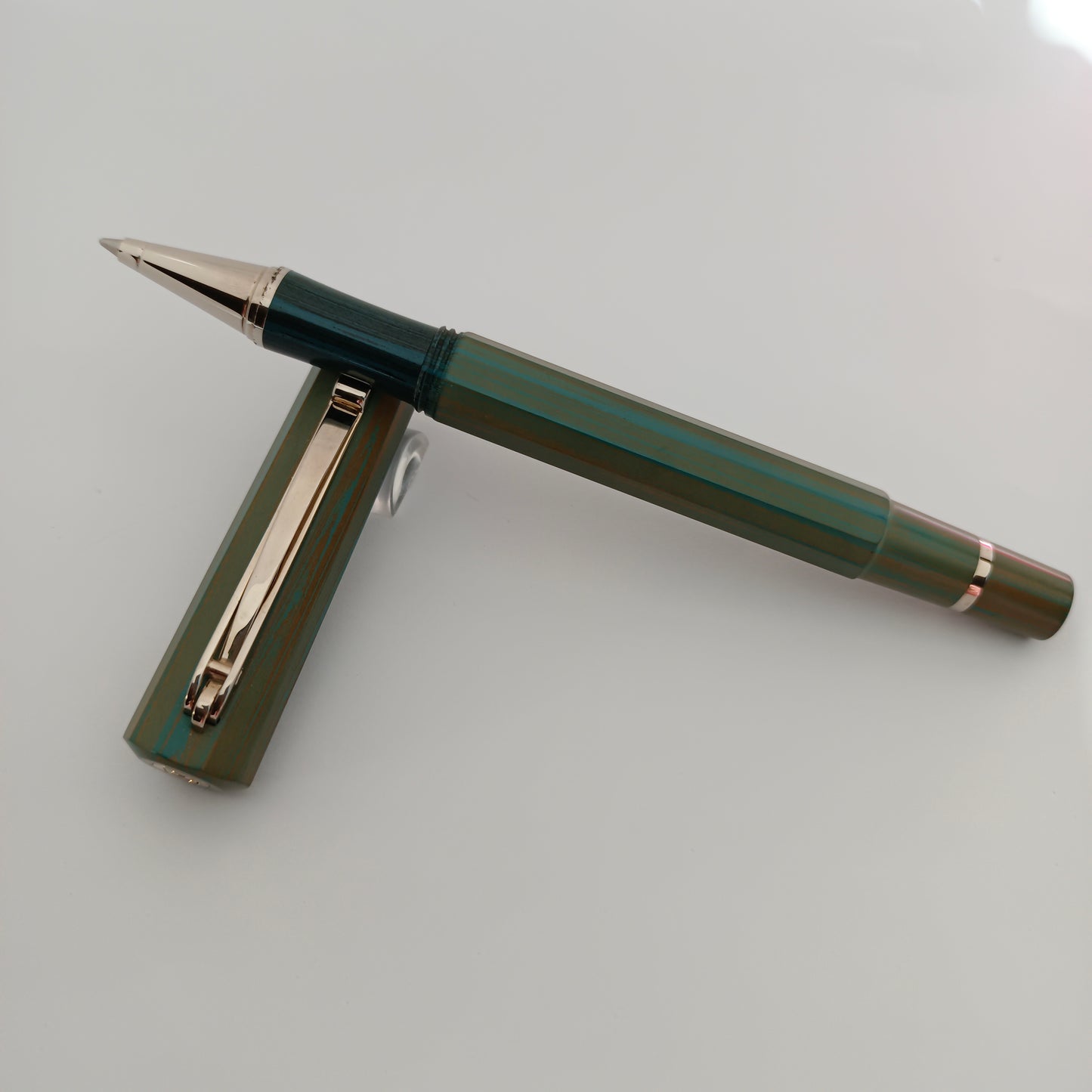 Cleo Skribent Ebonite Roller Pen Green