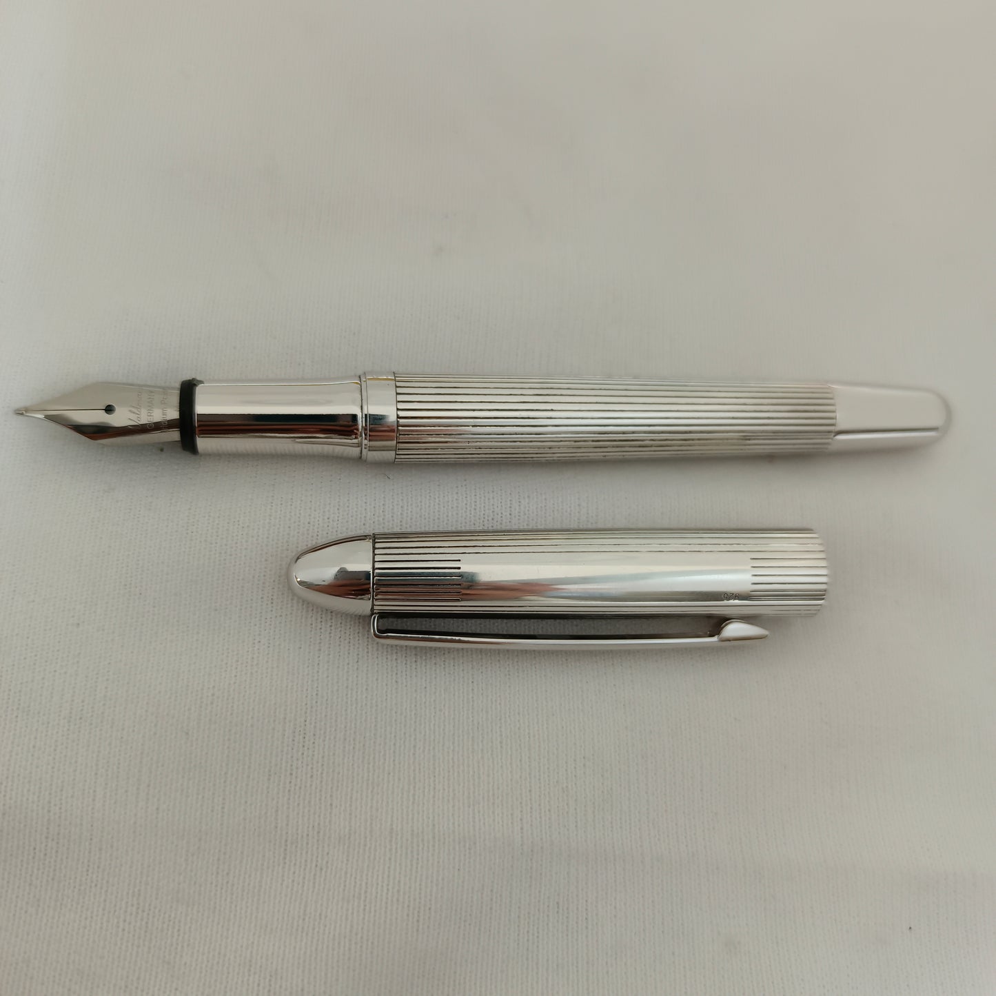 Waldmann Pocket Fountain Pen Sterling Silver 925