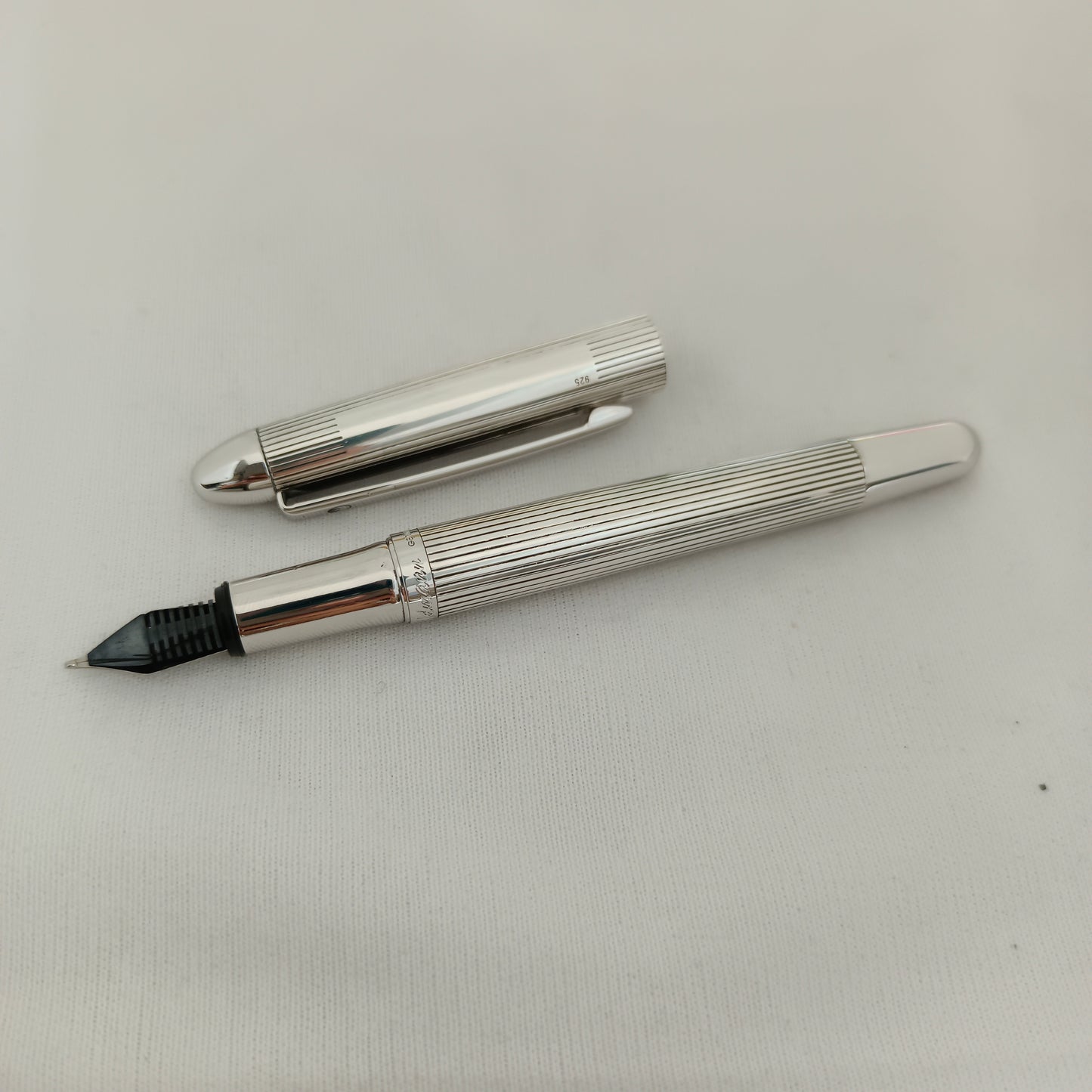 Waldmann Pocket Fountain Pen Sterling Silver 925