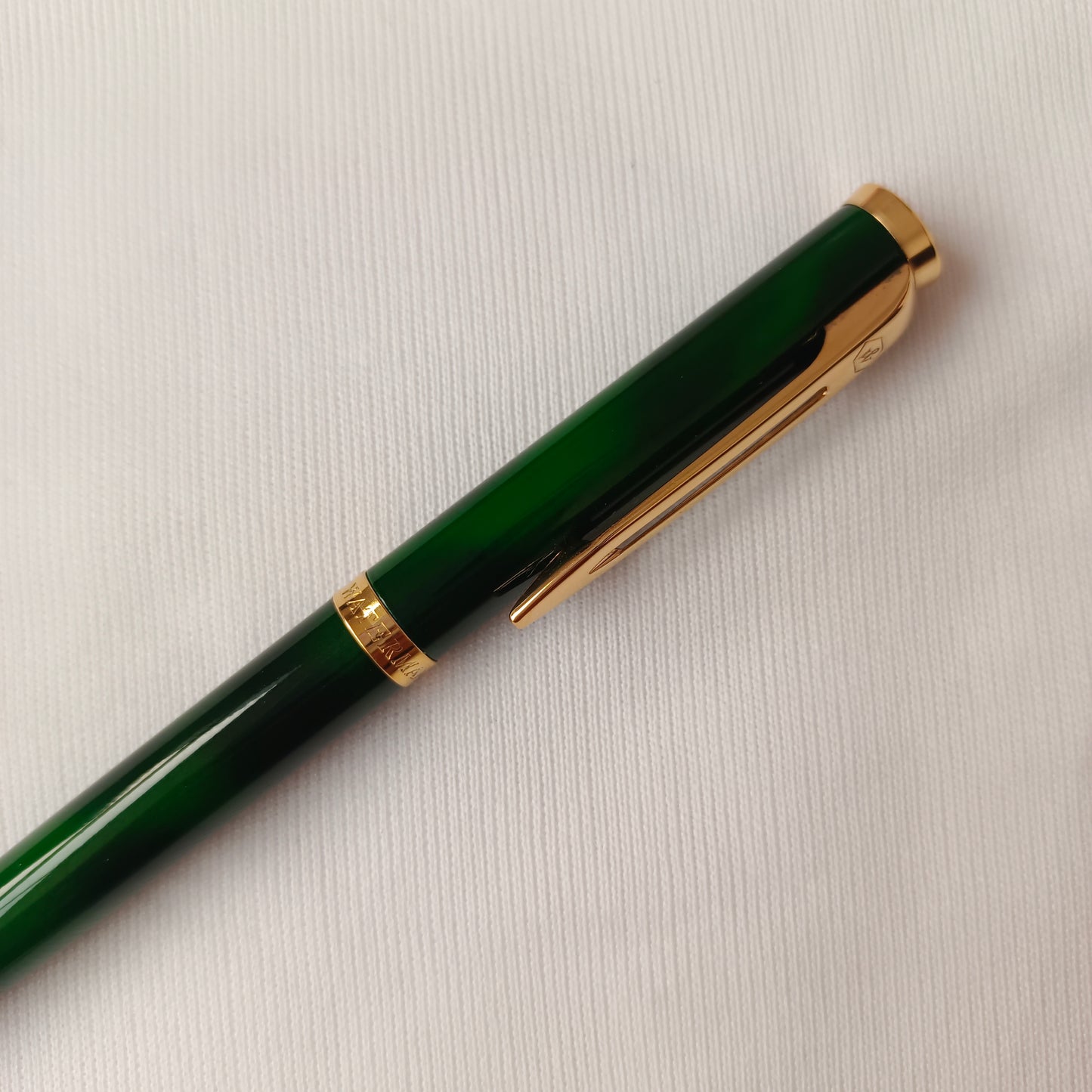 Waterman Preface Green Marble Ball Pen
